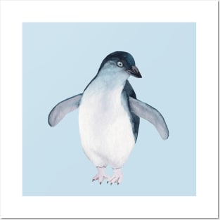 Baby Blue Penguin Posters and Art